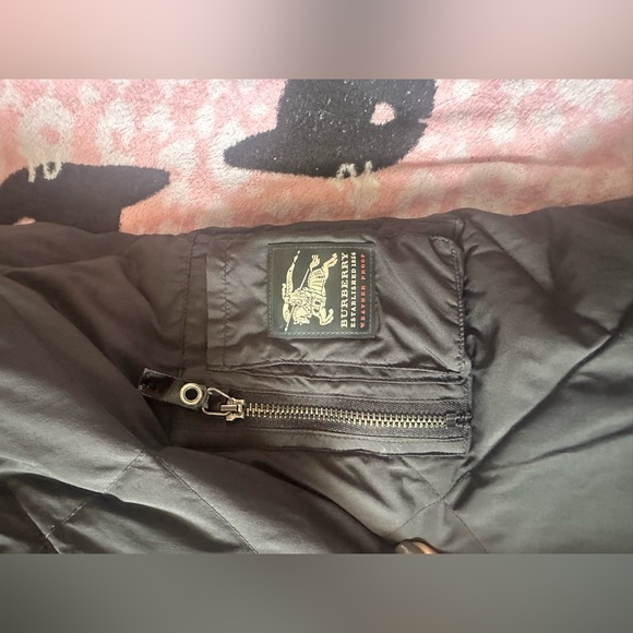 Black Womens Burberry Trench Coat with Monogram - Picture 4 of 4